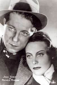 Jean Gabin et Michèle Morgan dans le film Quai des Brumes, 1938 - French Photographer